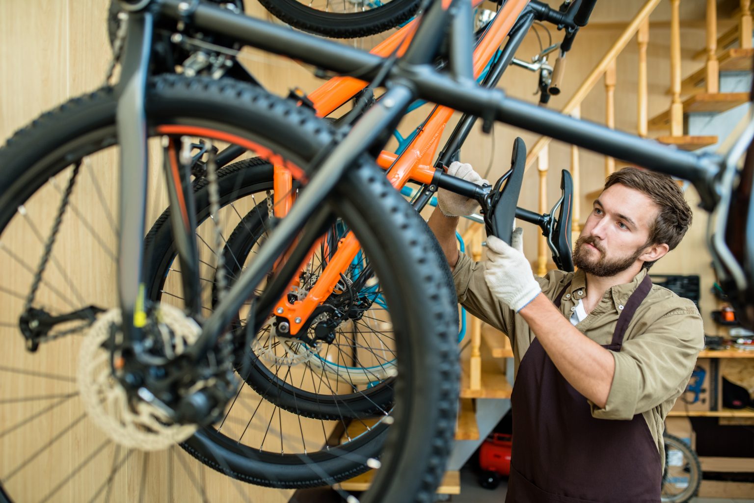 bike workshop mechanic